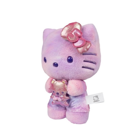 Hello Kitty Pink 50th Anniversary 8" Plush Collectible Doll - Picture 2 of 10